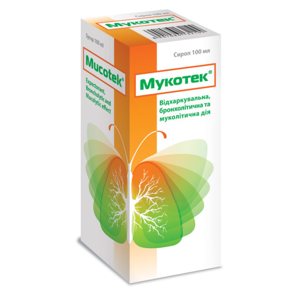 МУКОТЕК® сироп по 100 мл у флаконі